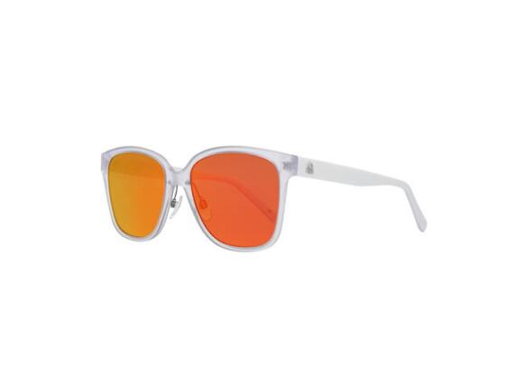 Benetton Γυναικεία Γυαλιά Ηλίου με Διάφανο σκελετό και Κόκκινο Φακό, BE5007 802 56