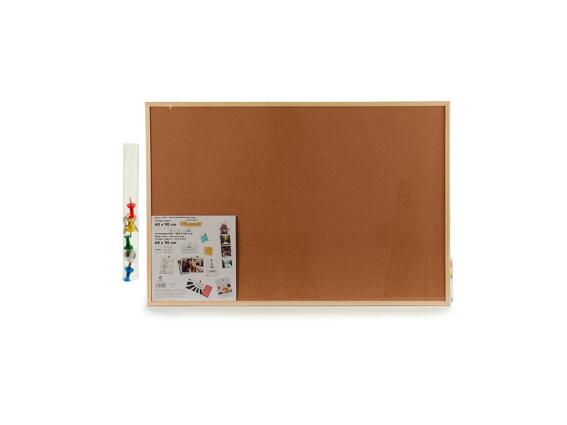 Κρεμαστός Πίνακας ανακοινώσεων με φελλό, διαστάσεων 60x90 cm
