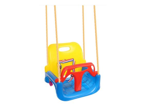 Παιδική κούνια 3 σε 1 κρεμαστή με προστατευτικό στήριγμα κατάλληλο εως 5 ετών, 33x42x182 cm