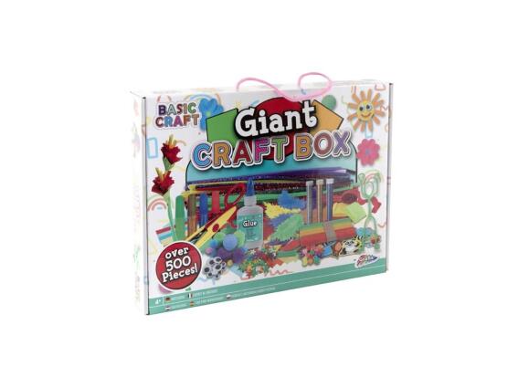 Σετ Χειροτεχνίας XXL 500 τεμαχίων με Διάφορα Αξεσουάρ Χειροτεχνίας για Ώρες Διασκέδασης, 40x30x5 cm