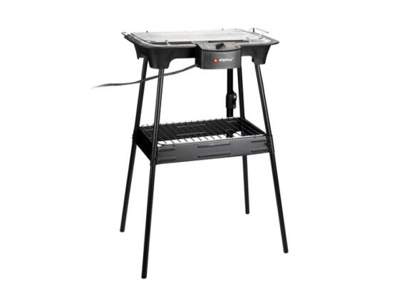 Alpina Ηλεκτρική Ψησταριά Μπάρμπεκιου BBQ, 2000W, Αφαιρούμενη Επιφάνεια Ψησίματος, 43x35x60 cm