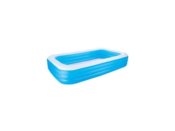 Bestway Φουσκωτή Πισίνα Deluxe για Εξωτερικό χώρο 305x183x56cm σε Μπλε χρώμα, 54009