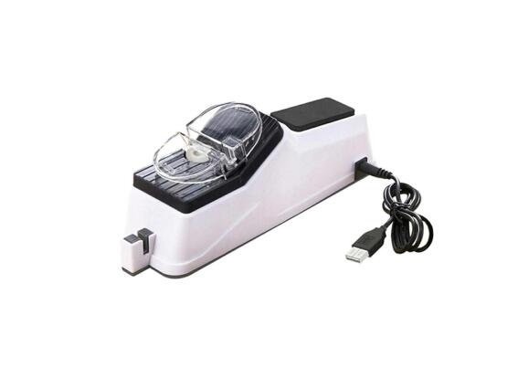 Ηλεκτρικό Ακονιστήρι Μαχαιριών με USB σε Μαύρο χρώμα, 23.5x9x6.5 cm