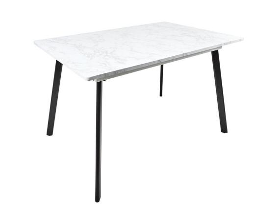 Τραπέζι Σαλονιού κουζίνας Ορθογώνιο, επεκτεινόμενο με μεταλλικά πόδια 120x76x80 cm