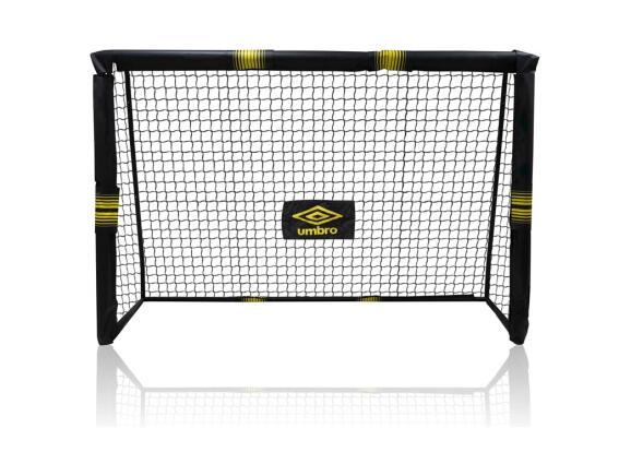 Umbro Μεταλλικό Τέρμα Ποδοσφαίρου σε Μαύρο Κίτρινο χρώμα 180x120x60 cm, 26892