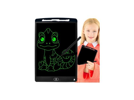 Tablet Ζωγραφικής 12" Νέον με με στυλό γραφίδα σχεδίασης, σε μαύρο χρώμα, 19x5x28.5 cm