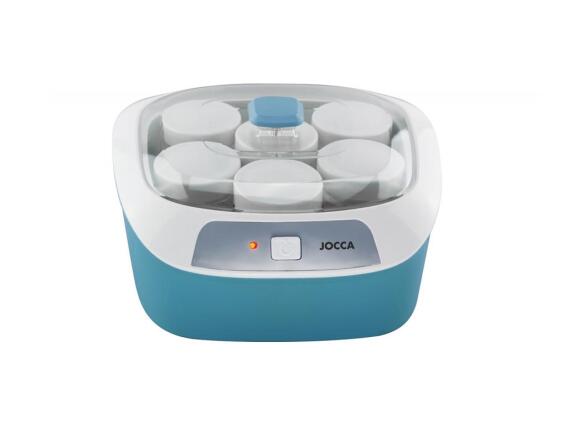 Jocca Συσκευή Παρασκευής Γιαουρτιού Γιαουρτομηχανή 20W με 6 Βαζάκια 170ml με Καπάκια 1575