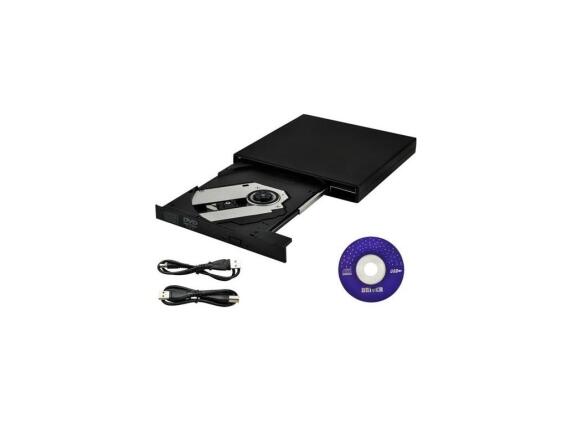 Φορητή Εξωτερική Μονάδα Δίσκου με Καλώδιο US σε Μαύρο χρώμα, 13.8x13.5x1.7 cm