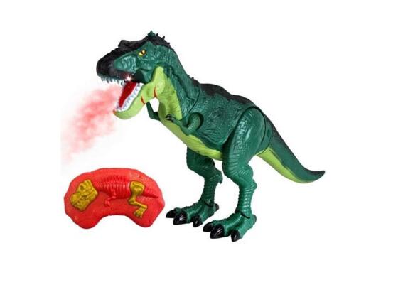 Τηλεκατευθυνόμενο Παιχνίδι Δεινόσαυρος που Εκπνέει Φωτιά με Τηλεχειριστήριο, 45x5x25.5 cm