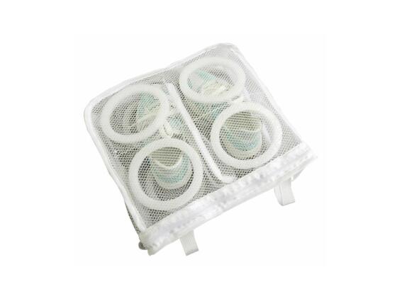 Δίχτυ πλυντηρίου για παπούτσια σε λευκό χρώμα,  28x23x9 cm