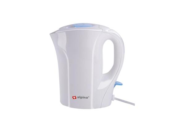 Alpina Ηλεκτρικός Βραστήρας Νερού 1L 1000W 21.5x11x20 cm Λευκός