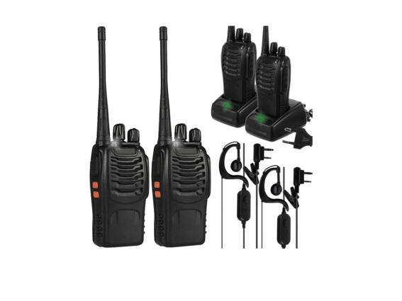 Σετ Ασύρματοι Πομποδέκτες Walkie Talkie με 16 Κανάλια και Εμβέλεια 5 Km, 21.5x5x3 cm