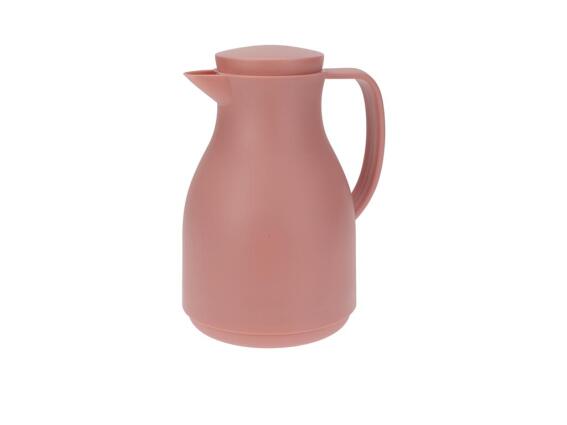 Aria Trade Κανάτα Θερμός με Πλαστικό Περίβλημα 1000ml Ροζ