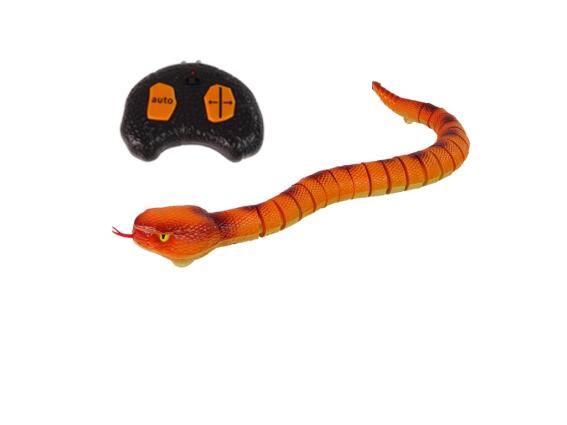 Τηλεκατευθυνόμενο Φίδι Ανακόντα Μήκους 70 cm, σε Πορτοκαλί χρώμα