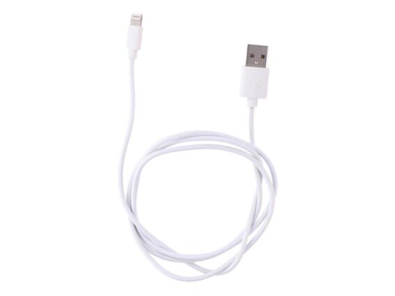 Dunlop Λευκό Καλώδιο Φόρτισης iPhone USB 2.0 για Φόρτιση και Μεταφορά Δεδομένων, Μήκους 1.2 μέτρα