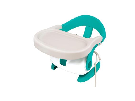 Βρεφικό Φορητό καθισματάκι φαγητού, πλαστικό σε πράσινο χρώμα, 43x15.5x40.5 cm
