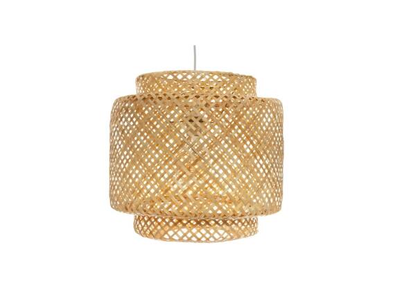 Aria Trade Κρεμαστό Φωτιστικό Οροφής Μονόφωτο 40x40x38cm Μπεζ