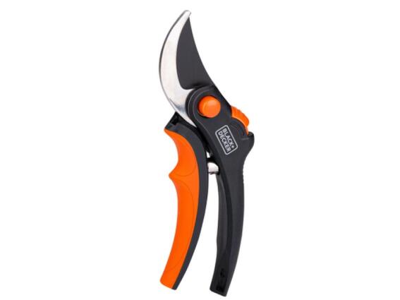 Black & Decker Ψαλίδι Κλαδέματος Χειρός με Λεπίδα από Σκληρυμένο Χάλυβα, 20x6x1.6 cm