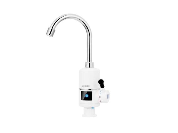 Muhler Ηλεκτρικός Ταχυθερμαντήρας Βρύσης Μονοφασικός 3600W LED 18x7x35cm MH-7033T