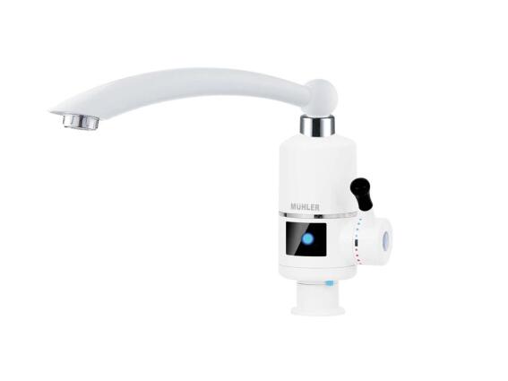 Muhler Ηλεκτρικός Tαχυθερμαντήρας Bρύσης Mονοφασικός 3600W LED 18x7x35 cm MH-7233T