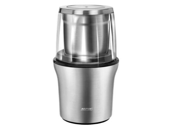 Ηλεκτρικός Ανοξείδωτος Μύλος Καφέ Ισχύος 200W με Χωρητικότητα 70gr σε Ασημί χρώμα, MMK-06M