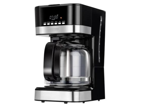 Προγραμματιζόμενη Καφετιέρα Φίλτρου Γαλλικού Καφέ 950W Χωρητικότητας 1.8lt σε Μαύρο Χρώμα, MKW-05
