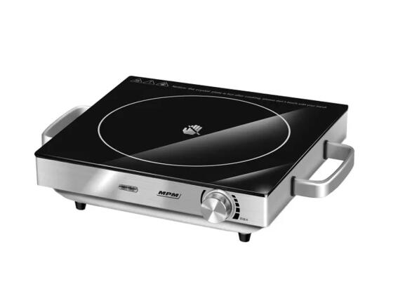 MPM Μονή Ρυθμιζόμενη Κεραμική Εστία  2000W Ø16cm MKE-22 Μαύρη