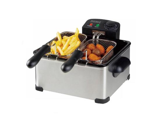 Royalty Line Ηλεκτρική Φριτέζα Λαδιού 2000W Ανοξείδωτη 4.5L RL-DF-4902