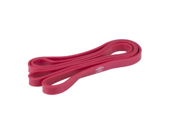 Umbro Λάστιχο Rubber Γυμναστικής Αντίστασης συνολικού μήκους 208 cm, Μπορντώ, Resistance band Loop