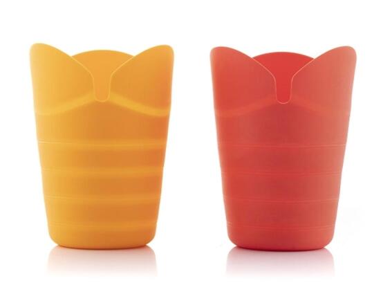 InnovaGoods Σετ Παρασκευαστής Ποπ-Κορν 2 τμχ για Φούρνο Μικροκυμάτων Πλαστικό 13x13x17cm, V0103138