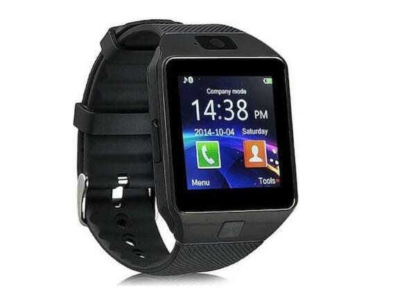 Έξυπνο ρολόι Smartwatch με πολλές λειτουργίες, σε Μαύρο χρώμα