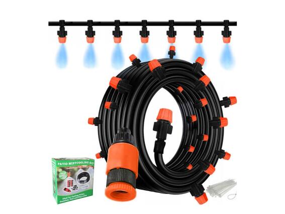 Σύστημα αυτόματου ποτισμού αυτόματου ποτίσματος με 20 μπεκ και 20 μέτρα λάστιχο τύπος κουρτίνα