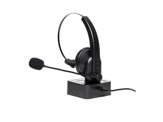 Ασύρματο ακουστικό με χειλόφωνο, Bluetooth, βάση φόρτισης με σύνδεση USB, Headset Mono