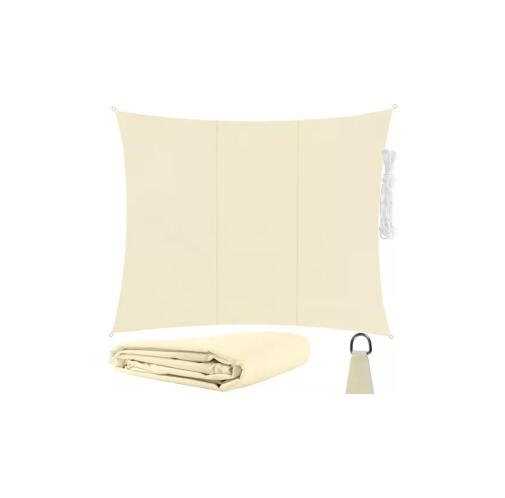 Αντηλιακή Τετράγωνη Τέντα Σκίαστρο Αδιάβροχη από πολυεστέρα, 4x3 m