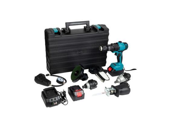 Deutsche Stahl Ηλεκτρικό Κατσαβίδι με 6 Διαφορετικές Κεφαλές και Μπαταρία Λιθίου 20V 13000/20000/24000 r/min