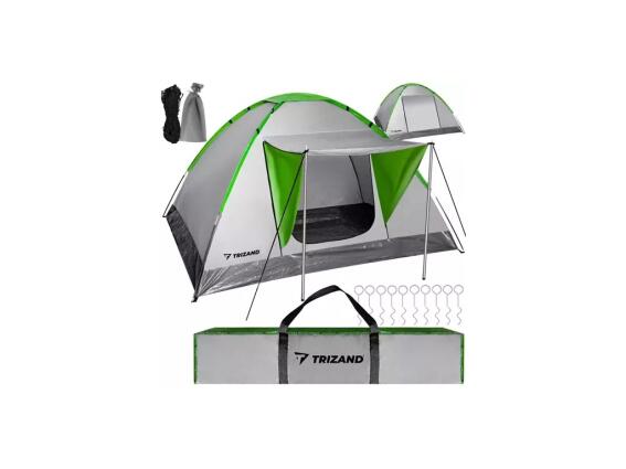 Trizand Σκηνή Camping  4 Ατόμων 200x200x110cm Montana