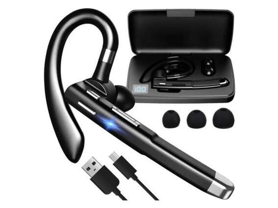 Ασύρματα Ακουστικά  Bluetooth Handsfree Powerbank σε Θήκη,  9x4.5x1.5 cm