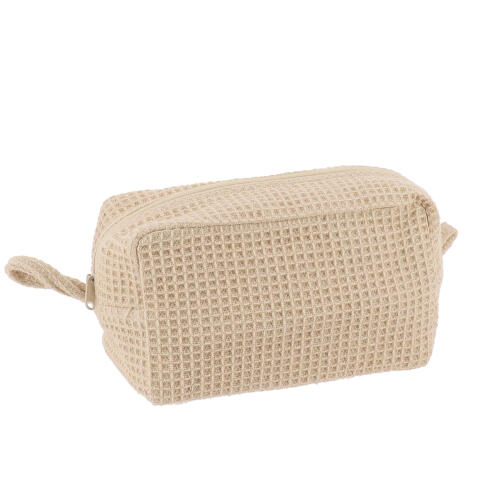 Νεσεσέρ καλλυντικών σε μπεζ χρώμα, 11x18x11 cm