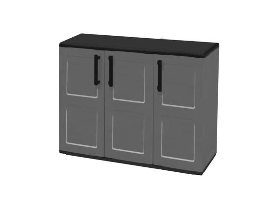 ArtPlast Πλαστική Ντουλάπα Τρίφυλλη από Προπυλένιο 102x37x84 cm F101/B