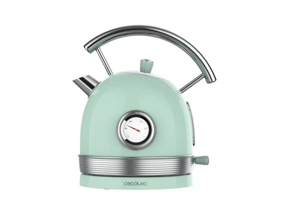 Cecotec Ασύρματος Ηλεκτρικός Βραστήρας Χωρητικότητας 1.8 Lt, 420 Vintage Light Green, CEC-01483