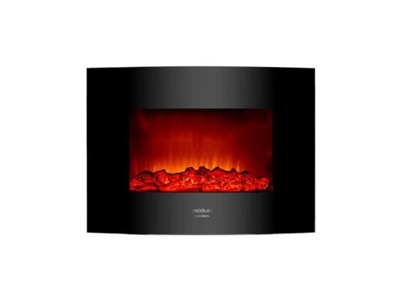 Cecotec Επιτοίχιο Ηλεκτρικό Τζάκι Με Τηλεχειριστήριο,Ready Warm 2200 Curved Flames, CEC-05365