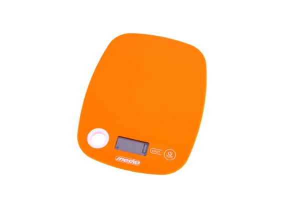 Mesko Ψηφιακή Ζυγαριά Κουζίνας Ακριβείας έως 5Kg με LCD οθόνη σε Πορτοκαλί Χρώμα, MS_3159o