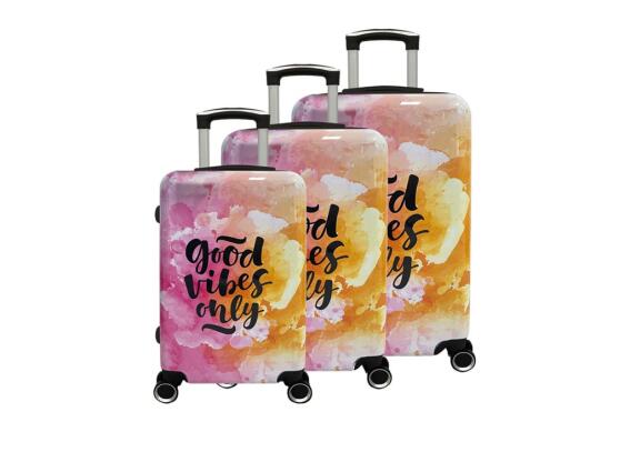 Travel Voss Σετ Βαλιτσών 3 Τεμαχίων Good Vibes 64660