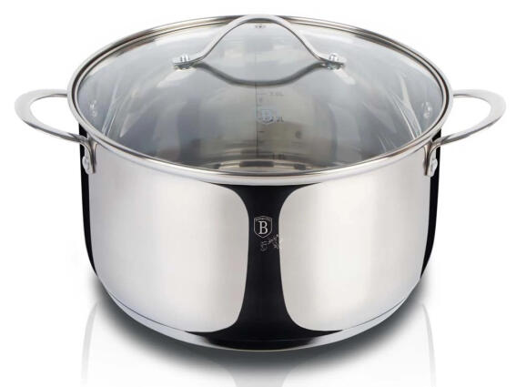 Berlinger Haus Κατσαρόλα με καπάκι 26cm απο Ανοξείδωτο Ατσάλι 18/10, BH-6588 Silver Jewellery