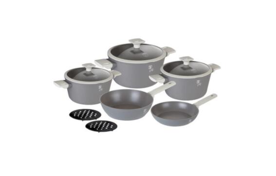 Berlinger Haus Σετ Μαγειρικά Σκεύη 10 τεμ Αντικολλητικά, BH-7061N Aspen Collection