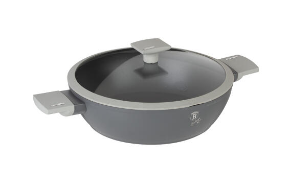 Berlinger Haus Αντικολλητική Κατσαρόλα 28cm με Τριπλή Μαρμάρινη Επίστρωση, BH-7070N Aspen Collection