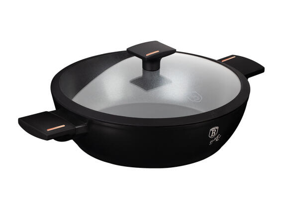 Berlinger Haus Αντικολλητική Κατσαρόλα 28cm με Τριπλή Μαρμάρινη Επίστρωση, BH-7090 Monaco Collection