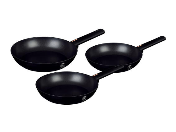 Berlinger Haus Σετ Τηγάνια 3 τεμαχίων με Μαρμάρινη Επίστρωση, BH-7095N Monaco Collection