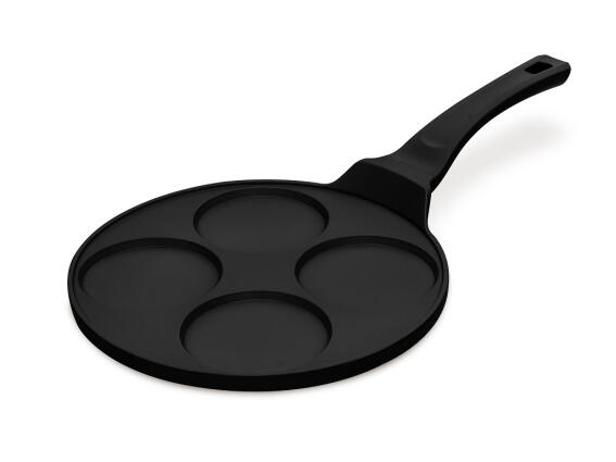 Berlinger Haus Αντικολλητικό τηγάνι pancake 26 cm 4 θέσεων, BH-7795 Black Rose Collection