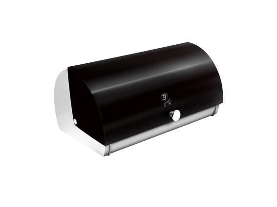 Berlinger Haus Ψωμιέρα από Ανοξείδωτο Aτσάλι, 38.5x28x18.5 cm, Black Vantage Collection, BH-6294N